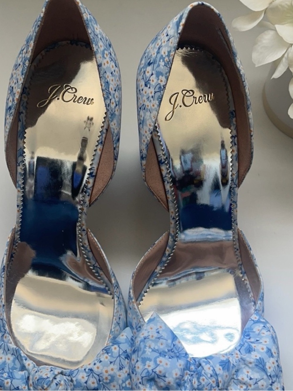 J.Crew Liberty Collection Daisy Patterned Heels - Picture 3 of 6